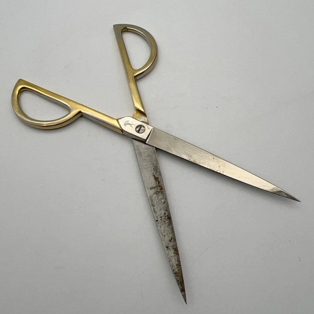 Vintage J.A. Henckels Inox Germany Scissors & Letter Opener Desk Set with‎ Case